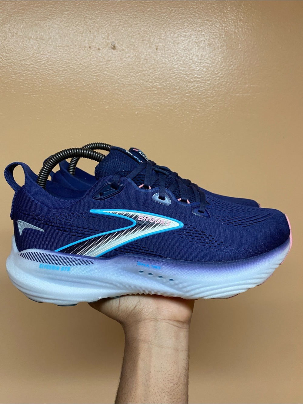 Brooks Glycerin GTS 22 “Blue Ribbon/Peacoat/Dianthus” Size 8.5 Wide